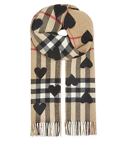 burberry heart scarf sale|original Burberry scarf.